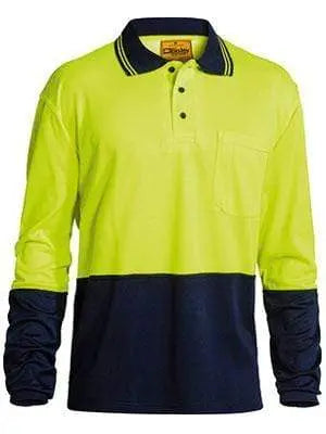 Bisley Workwear Work Wear BISLEY WORKWEAR hi vis long sleeve polo shirt BK6234